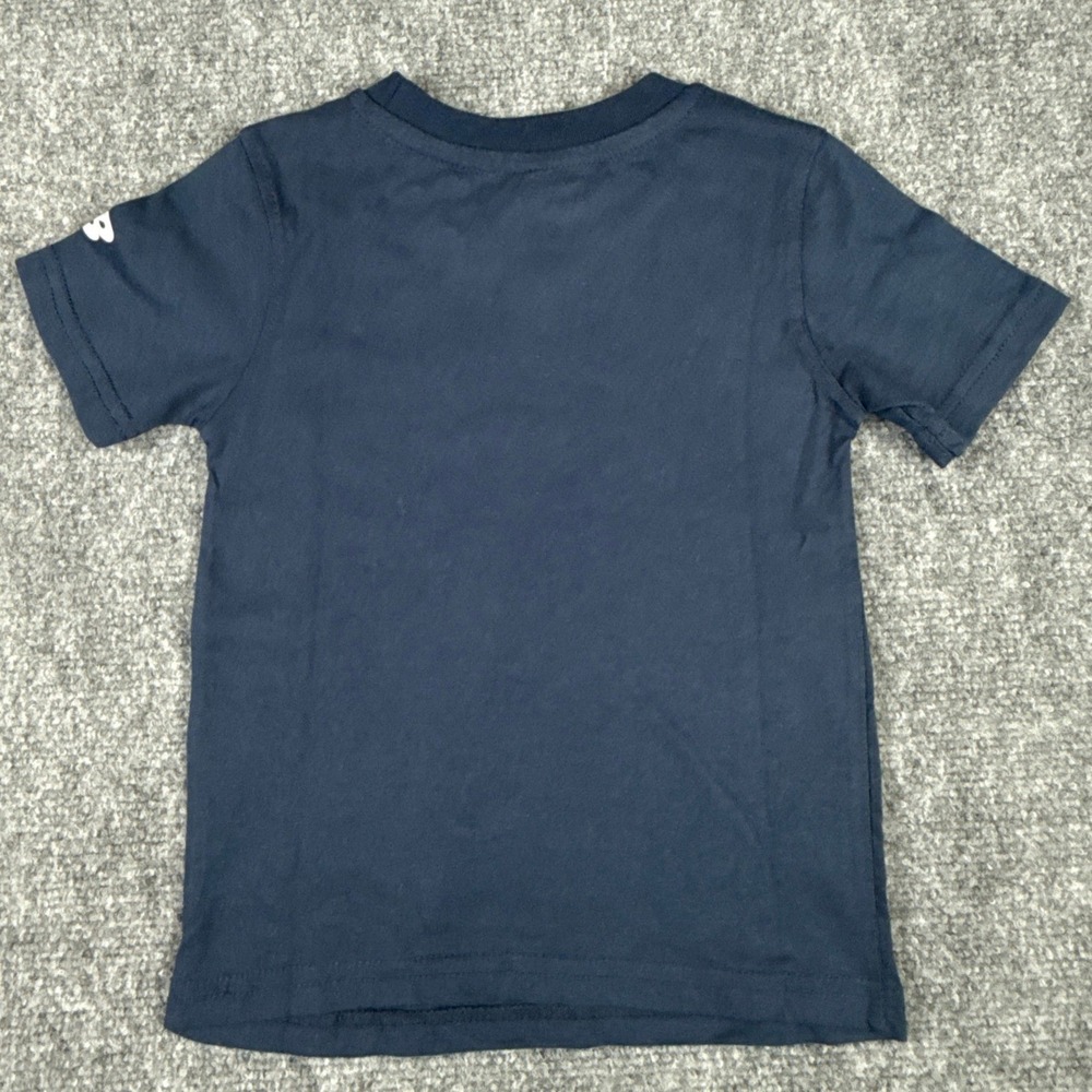 New Balance Athletics Kids 3T 2PC Short Set Navy Blue Tee and Shorts NWT - Picture 3 of 7